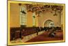 Ticket Concourse, Union Station, Los Angeles, California, C.1910-35-null-Mounted Giclee Print