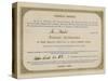 Ticket for Charles Dickens Amateur Dramatic Performance, 1845-null-Stretched Canvas