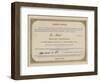 Ticket for Charles Dickens Amateur Dramatic Performance, 1845-null-Framed Giclee Print