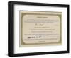 Ticket for Charles Dickens Amateur Dramatic Performance, 1845-null-Framed Giclee Print