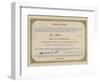 Ticket for Charles Dickens Amateur Dramatic Performance, 1845-null-Framed Giclee Print