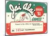 Ticket for Jai Alai-null-Mounted Art Print