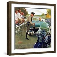 "Ticket for Roadster", April 27, 1957-George Hughes-Framed Giclee Print