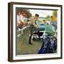 "Ticket for Roadster", April 27, 1957-George Hughes-Framed Giclee Print