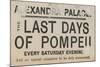 Ticket for the Last Days of Pompeii at the Alexandra Palace-English School-Mounted Giclee Print