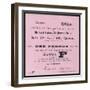 Ticket for the Laying of the Memorial Stone at Tower Bridge, London, 21 June 1886-null-Framed Giclee Print