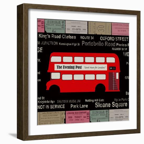 Ticket Please I-The Vintage Collection-Framed Art Print