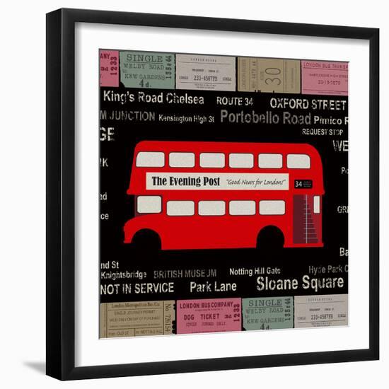 Ticket Please I-The Vintage Collection-Framed Art Print