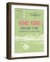 Ticket to Hong Kong-The Vintage Collection-Framed Art Print