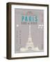 Ticket to Paris-The Vintage Collection-Framed Art Print