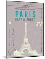 Ticket to Paris-The Vintage Collection-Mounted Art Print