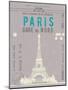 Ticket to Paris-The Vintage Collection-Mounted Art Print