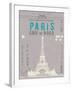 Ticket to Paris-The Vintage Collection-Framed Giclee Print