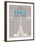 Ticket to Paris-The Vintage Collection-Framed Giclee Print