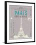 Ticket to Paris-The Vintage Collection-Framed Giclee Print