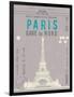 Ticket to Paris-The Vintage Collection-Framed Giclee Print