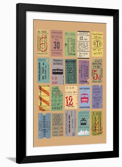 Ticket to Ride-The Vintage Collection-Framed Giclee Print