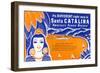 Ticket to Santa Catalina-null-Framed Art Print