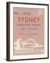 Ticket to Sydney-The Vintage Collection-Framed Giclee Print