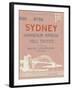 Ticket to Sydney-The Vintage Collection-Framed Giclee Print