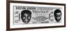 Ticket to World Championship Boxing Match Between Muhammad Ali and Sonny Liston-null-Framed Premium Giclee Print