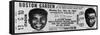 Ticket to World Championship Boxing Match Between Muhammad Ali and Sonny Liston-null-Framed Stretched Canvas