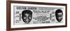 Ticket to World Championship Boxing Match Between Muhammad Ali and Sonny Liston-null-Framed Art Print