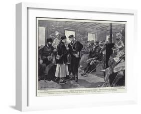 Tickets, Please! a Chinese Collector Taking Tickets on the Peking Shanhaikuan Railway-Frederic De Haenen-Framed Giclee Print