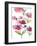 Tickled Pink Posies-Rebecca Meyers-Framed Giclee Print