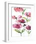 Tickled Pink Posies-Rebecca Meyers-Framed Giclee Print