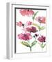 Tickled Pink Posies-Rebecca Meyers-Framed Art Print