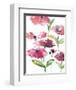 Tickled Pink Posies-Rebecca Meyers-Framed Giclee Print