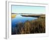 Tidal Creek Empties into Biddeford Pool, Anuszewski Property, Maine, USA-Jerry & Marcy Monkman-Framed Photographic Print