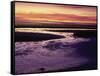 Tidal Flat at Sunset, Cape Cod, MA-Gary D^ Ercole-Framed Stretched Canvas