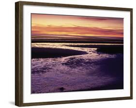 Tidal Flat at Sunset, Cape Cod, MA-Gary D^ Ercole-Framed Photographic Print