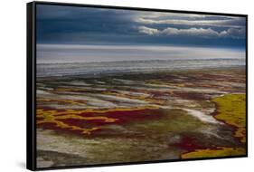 Tidal flats, Katmai National Park, Alaska-Art Wolfe-Framed Stretched Canvas