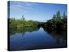 Tidal Lagoons Fringed with Mangroves, Lovers Key SRA, Ft. Meyer's Beach, Florida-Maresa Pryor-Stretched Canvas