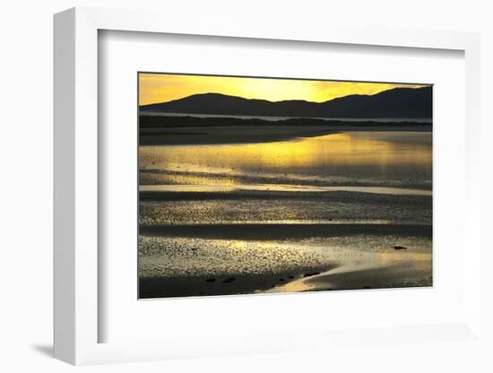 Tidal Landscape in Sound of Taransay, South Harris, Outer Hebrides, Scotland, UK, June 2009-Muñoz-Framed Photographic Print