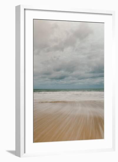 Tidal Motion on Carbis Bay Beach, St. Ives, Cornwall, England, United Kingdom, Europe-Mark Doherty-Framed Photographic Print