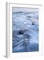 Tidal Outdoor Swimming Pool, Bude, Cornwall, England-Paul Harris-Framed Photographic Print