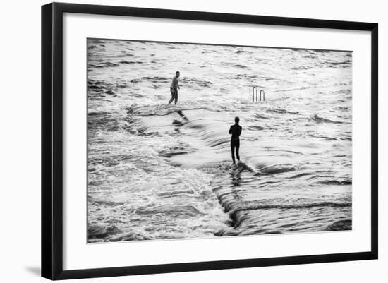 Tidal Outdoor Swimming Pool, Bude, Cornwall, England-Paul Harris-Framed Photographic Print