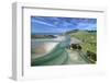 Tidal patterns, Hoopers Inlet, Otago Peninsula, Dunedin, South Island, New Zealand-David Wall-Framed Photographic Print