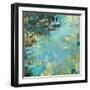 Tidal Pool In Blue-Kathleen Robbins-Framed Art Print