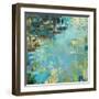 Tidal Pool In Blue-Kathleen Robbins-Framed Art Print