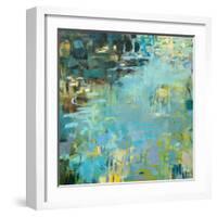 Tidal Pool In Blue-Kathleen Robbins-Framed Art Print