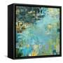 Tidal Pool In Blue-Kathleen Robbins-Framed Stretched Canvas