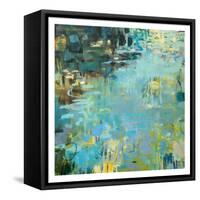 Tidal Pool In Blue-Kathleen Robbins-Framed Stretched Canvas