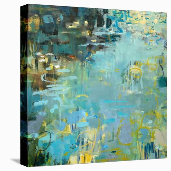 Tidal Pool In Blue-Kathleen Robbins-Stretched Canvas