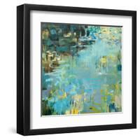 Tidal Pool In Blue-Kathleen Robbins-Framed Art Print