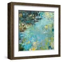 Tidal Pool In Blue-Kathleen Robbins-Framed Art Print